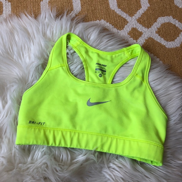 Nike Other - Bright yellow Nike sports bra size XS